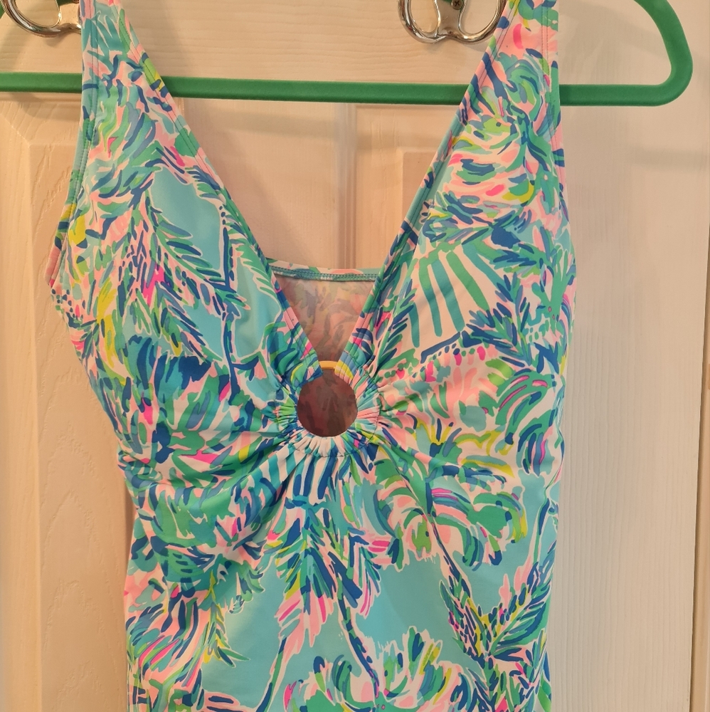 Blue Ibiza  cabana swim top size 10
